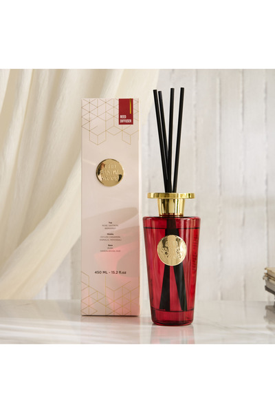 Home Box معطر جو فاخر من مجموعة العود وخشب الصندل - 450 مل