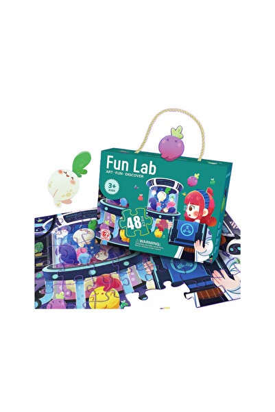 LEAN Puzzle pentru copii Laborator 48 piese