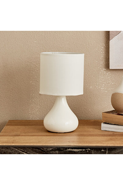 Home Box Clarc Ceramic Table Lamp - 14x14x23 cm