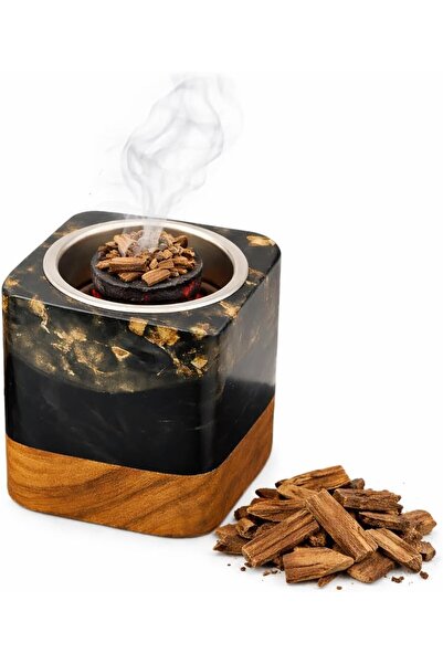DUX Ceramic Incense Burner in Wooden Color 11 cm
