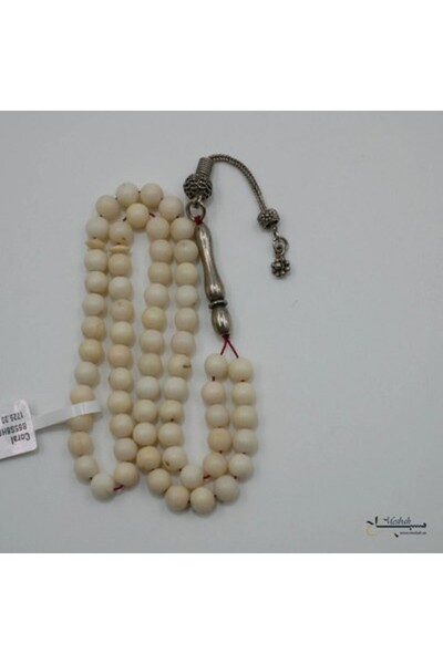 Generics Natural white Tunisian coral rosary , 65 beads , 23 g , radius 6mm ,...