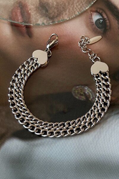 Trendy Butik Xuping silver color thin chain bracelet