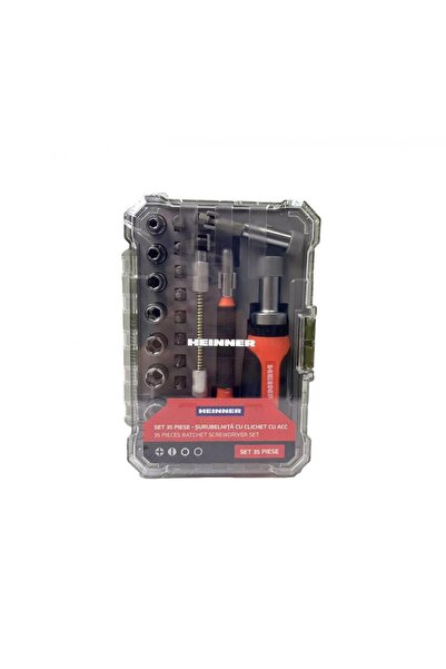 OEM HEINNER SET 35 PIESE - SURUBELNITA CU CLICHET CU ACC