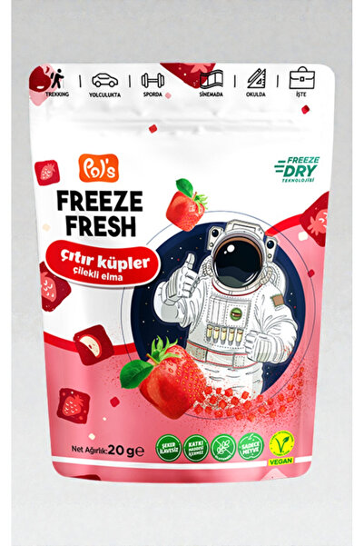 Pol's Freeze Dry Crispy Cubes Strawberry-Apple 20 g