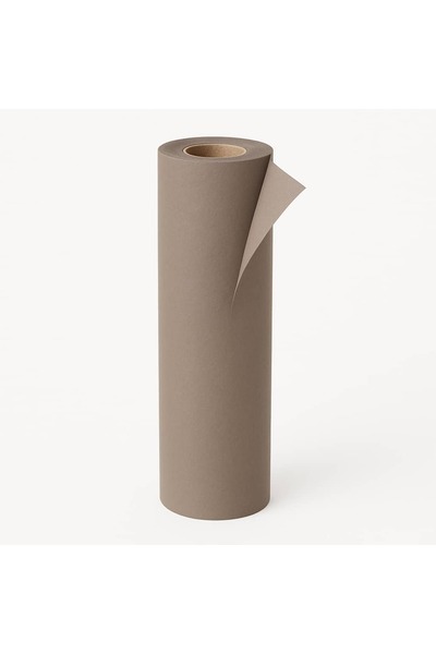 Çiçek Buket Ambalaj Kağıdı Boz Kahverengi Mat Doğa Dostu 70 cm x 20 m