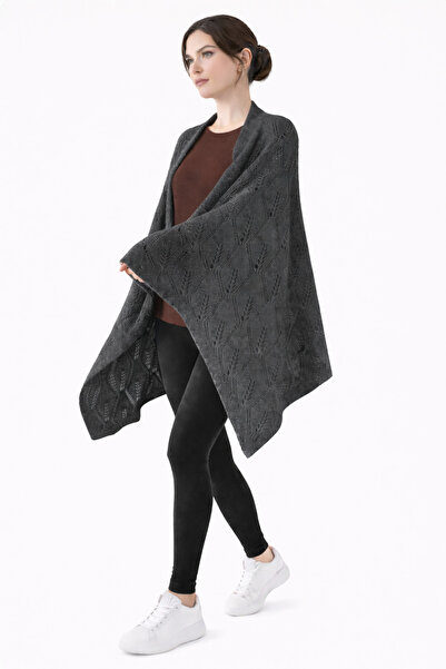 Loov Women's Openwork Patterned Soft Hot Shawl