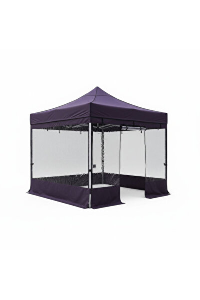 asbayrak Portatif Gazebo Çadır 3×3 m | Şeffaf Kış Bahçesi | Çelik İskelet | K...