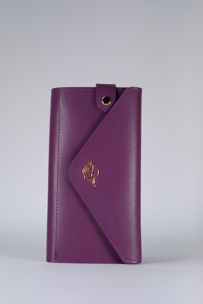 Boleine Women's Large Size Wallet Maria Bl2002 Plum