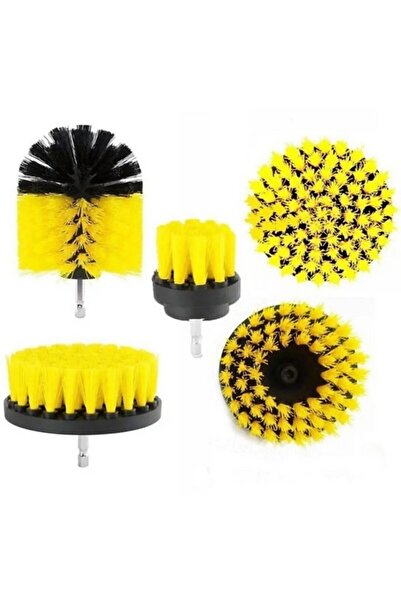 MEVAFA Set of 3 Wash Brushes That Can Be Attached to Drill Bits
