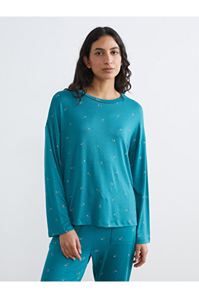 LC Waikiki Rmz Gi̇yi̇m Farkiyla Oval Roba Motifli Women's Pajama Set