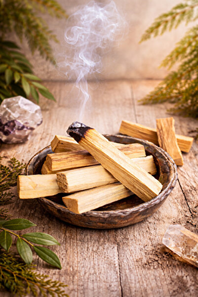 Hobicini Palo Santo (Kutsal Ağaç) Tütsü –Orjinal Sertifikalı İthal Peru Menşe...