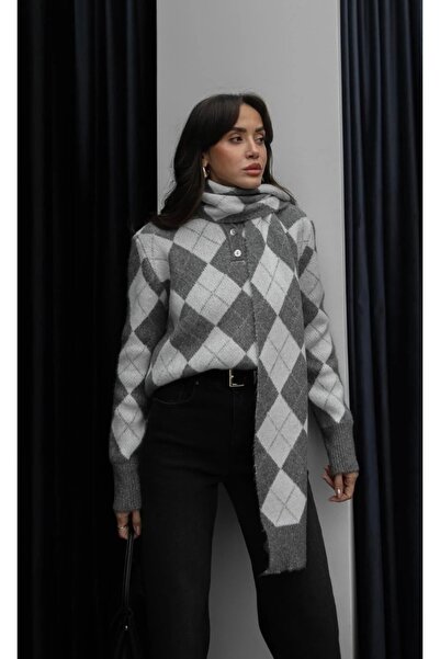 Nisantasimoda Scarf sweater