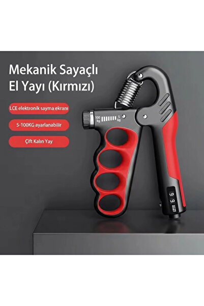 Gudli Ayarlanabilir Elektronik El Egzersiz Aleti Kavrama Gücü Ön Kol Antrenör...
