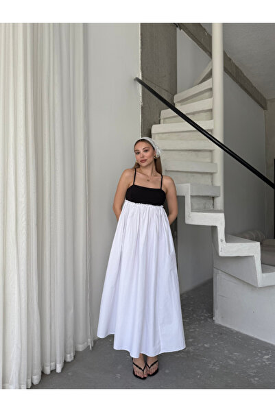 thelowely LUNA KONTRAST ELBİSE