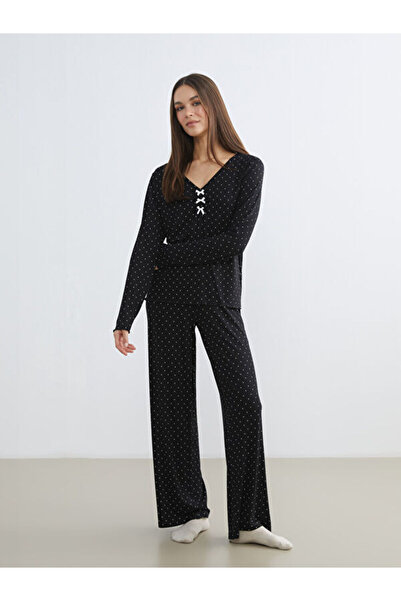 LC Waikiki Σετ γυναικείες πιτζάμες με πουά της Shining Store, σειρά Sparkling...