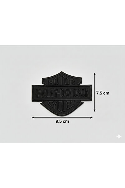 fema aksesuar Ütü Ile Yapışan Arma - Patch - motor -Harle-y Davidso-n Siyah 9...