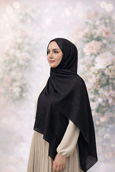 SETAB SCARFS Desenli Jakarlı Şal - New Collection