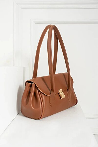 Beshora Almira Taba Matte Long Handle Rectangular Model Women's Hand and Shou...