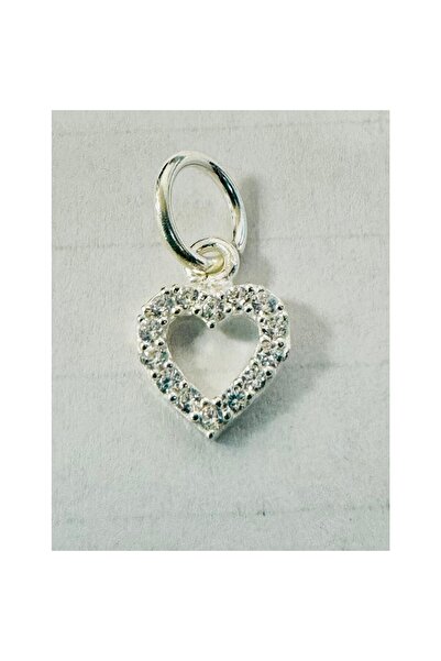 Premium JEWELRY Silver 925 Pendant, Heart with Zirconia Stones, 0.6 g, Jolie ...