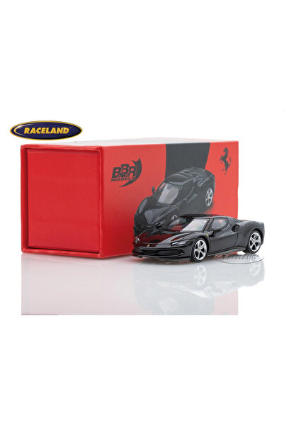 gnsstore MİNİ GT 1/64 BBR FERRARİ 296 GTB NERO DAYTONE