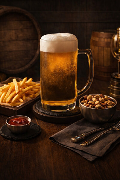 MADAME LUDA Beer Glass with Handle/1 Piece 500 Cc-Ml.