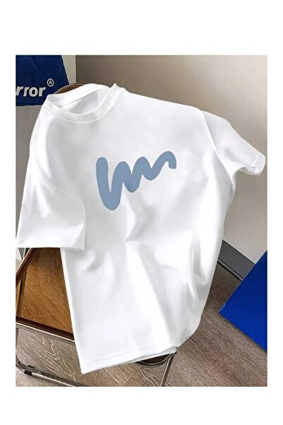 New Shine White W Printed Unisex Tshirt