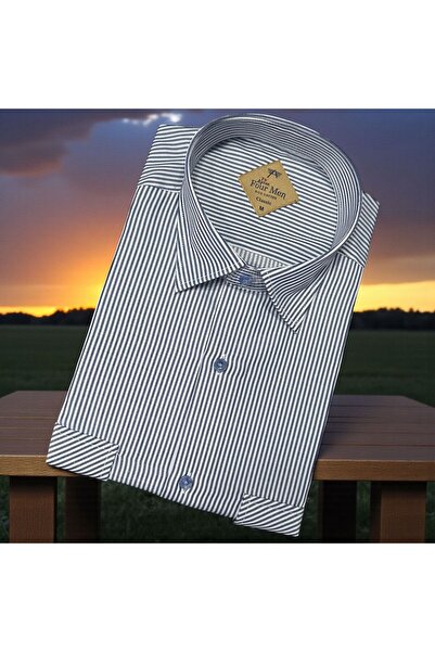 ALMİNA Double Pocketed 100% Cotton Dad Shirt with Flap