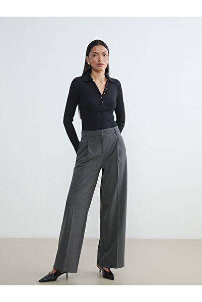 LC Waikiki RMZ GİYİM FARKIYLA SalaşKalıp Kadın Pileli Pantolon