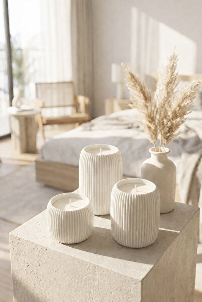 Helis Craft Dekoratif Tealight Mumluk 3lü Set