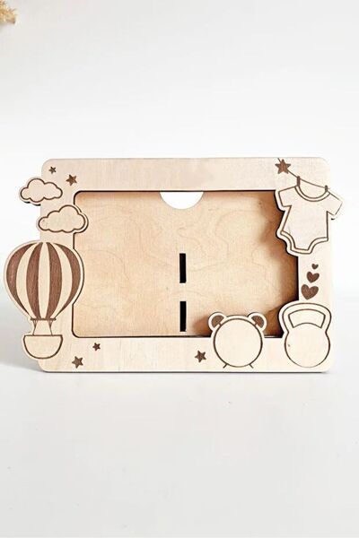 mars tasarım KİŞİSELLEŞTİRİLEBİLİR BEBEK FOTOĞRAF ÇERÇEVESİ DOĞUM BİLGİLERİ İ...