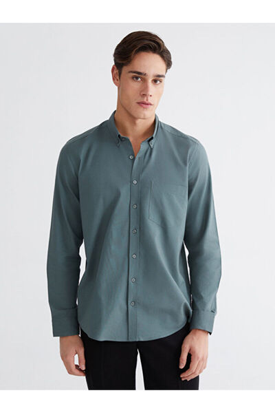 LC Waikiki Standard Fit Oxford Men's Shirt from Uzg Store for Style Enthusiasts