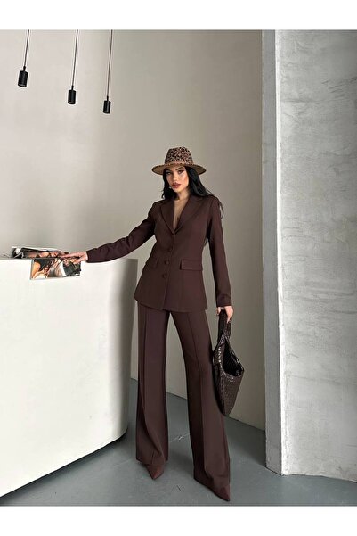 MODA ELAGANT KESİM DÜĞMELİ ÇEKET PANTOLON TAKIM