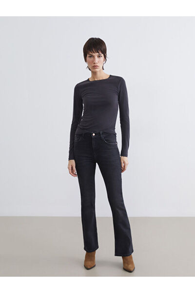 LC Waikiki Spanish Flare Women's Jean Pants from Uzg Store for Style Enthusiasts