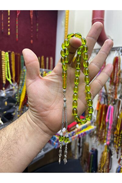 MİRAYPAZARLAMA Crimped Amber Prayer Beads Special for Valentine's Day