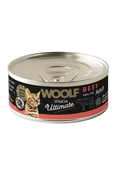 WOOLF Wolf Beef Flavor Canned Cat Food for Neutered Cats 85g*12 Cans