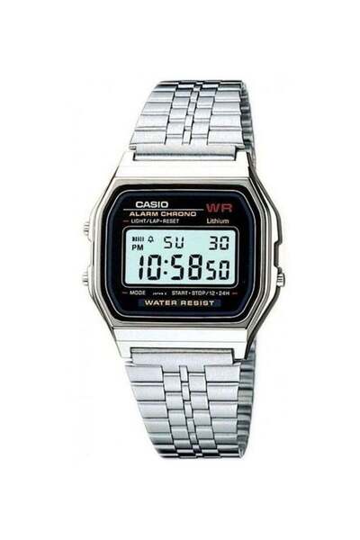 Casio Classic Digital Watch Model A159WA - 33mm - Silver Color for Men