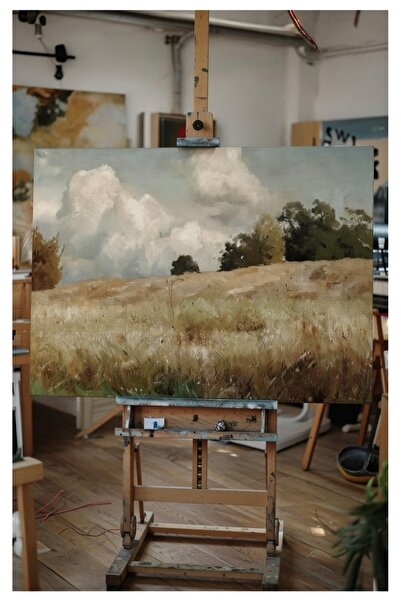 Nurşahın Resimleri El Yapımı Naturel Dekoratif Kanvas Tablo