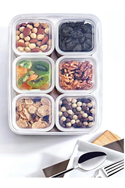 Tuncel Store مجموعة حاويات التخزين لاين 6+1-K147 (945)