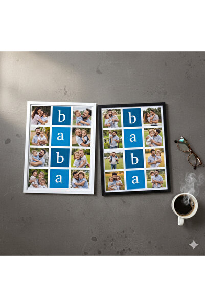 TAVİLOĞLU FOTOĞRAF BABALARA ÖZEL FOTOĞRAF BASKILI ÇERÇEVE 13X18
