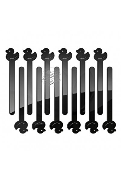 Decoratiuni Dulci Betisoare cu ratuste pentru cakesicles - Mici (S), Negru