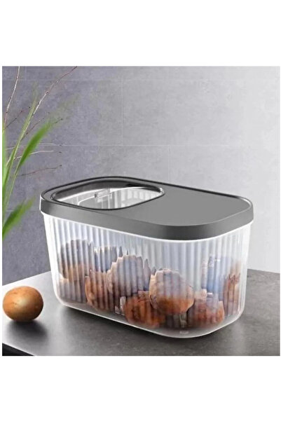 Tuncel Store صندوق تخزين متعدد الاستخدامات بغطاء 7.5 لتر-11565 (945)