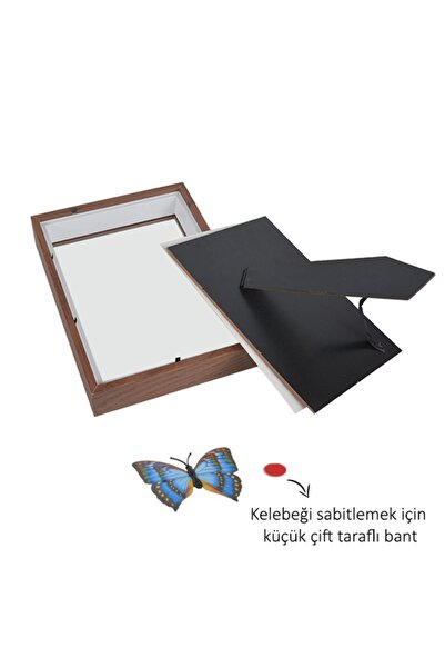 TAVİLOĞLU FOTOĞRAF Ahşap Derin Kahverengi Hatıra Kutusu - 17x22cm