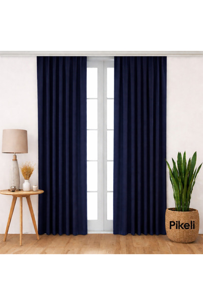 Pikeli Lüks Blackout Karartma Perde | Işık Kesici | Isı & Ses Yalıtımlı