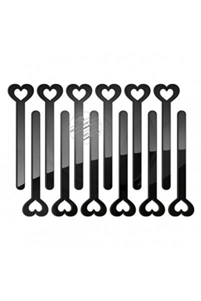 Decoratiuni Dulci Bete cakesicles, model inimioara - Mari (L), Negru