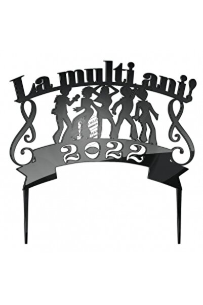 Decoratiuni Dulci Топер La multi ani! ... AN NOU - Негру