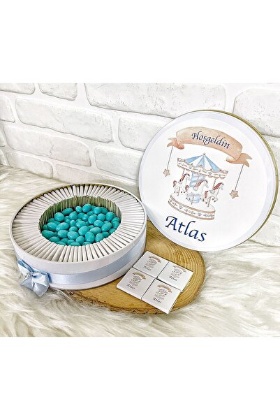 Sweet Story 150 Adet+200 Gr Draje Atlıkarınca Temalı İsme Özel Hoşgeldin Doğu...