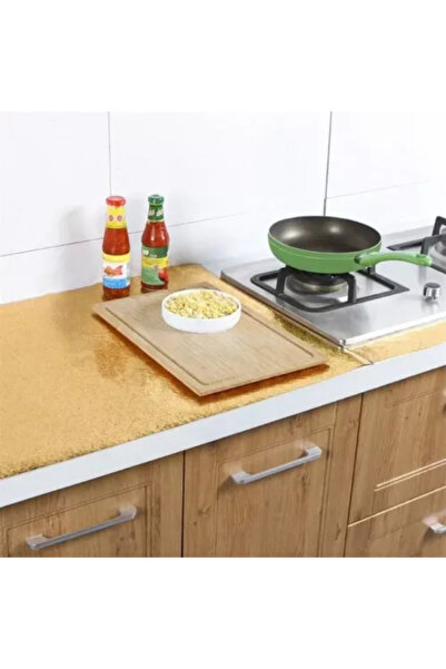 ForWhat Златно лепило Защитно декоративно фолио за плот за офис кухня