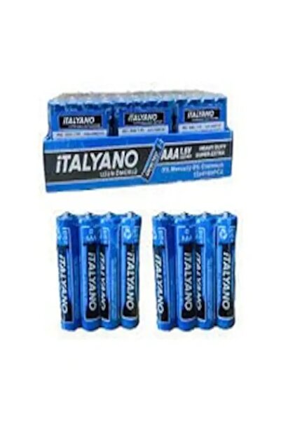 İTALYANA İtalyano 12 Adet 1.5V AAA İnce pİl