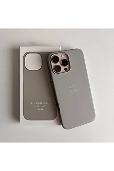 RainyFire Tech iPhone 16 Pro Max Magsafe Animasyonlu Deri Lansman Leather Kılıf