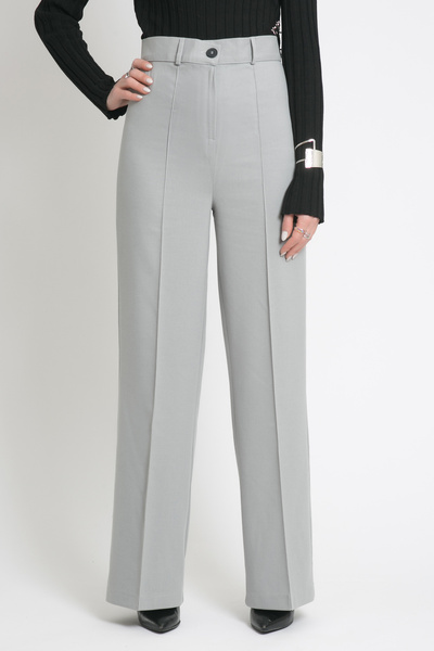 sevindi KADIN YÜKSEK BEL GENİŞ PAÇA KUMAŞ PANTOLON - ÖNDEN DİKİŞ DETAYLI WİDE...